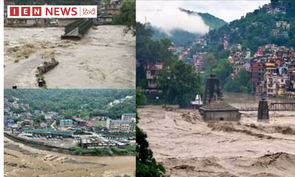 Landslide on Shiv Temple in Shimla