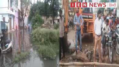 मोहल्ले में घुसा नाली का गंदा पानी; फूटा रहवासियों का गुस्सा