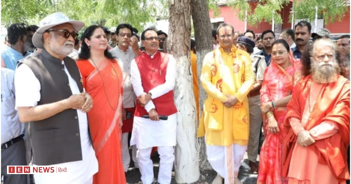 ओंकारेश्वर पहुंचे मुख्यमंत्री शिवराज,