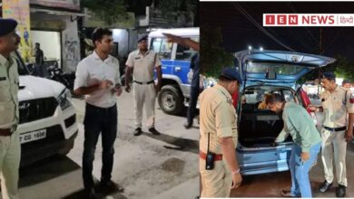 बदमाशों पर नकेल कसने के लिए पुलिस ने रात में जोरदार चेकिंग