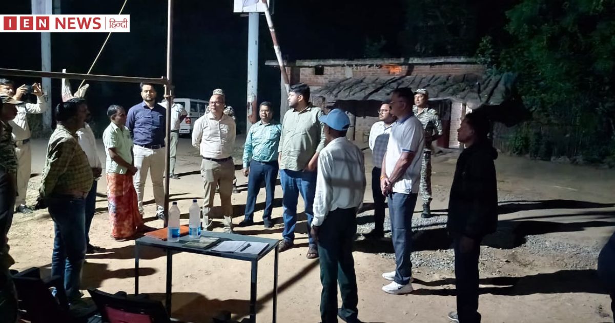 अंतरराज्यीय सीमा चेकपोस्ट पहुंचे कलेक्टर
