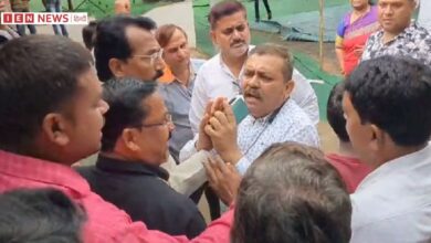 कांग्रेस के दो गुटों में विधायक केके ध्रुव ने विरोध जताया