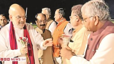 राजनांदगांव में अमित शाह की चुनावी सभा और नामांकन