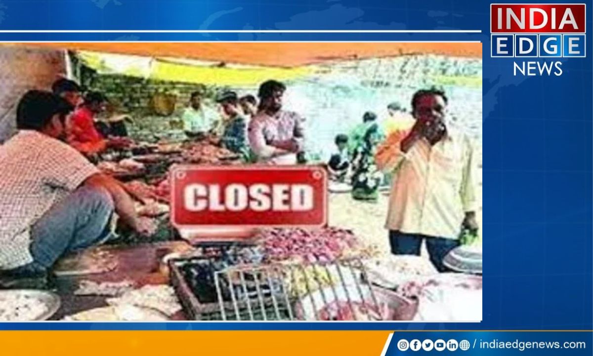 Meat shops closed in Chhattisgarh