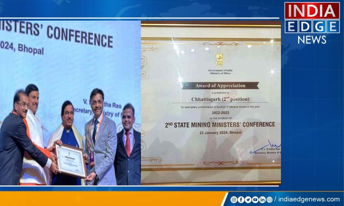 National Award to Chhattisgarh